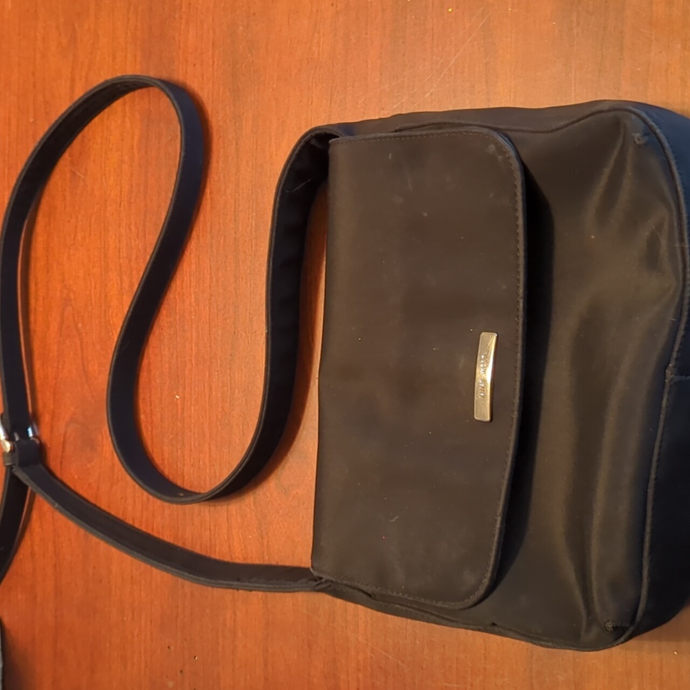 Nine West Vintage Black Cross Body with adjustable strap and phone holder